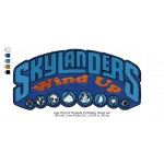 Logo Wind Up Skylander Embroidery Design